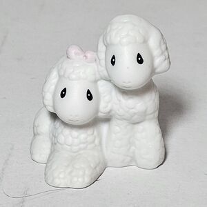 Vintage Precious Moments Sheep Two By Two Noahs Ark 1992 Enesco